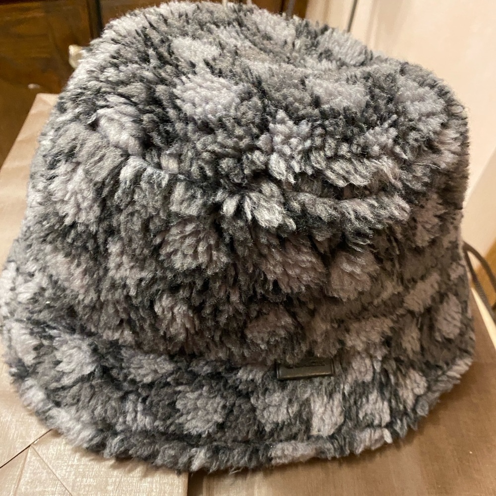 COACH Bucket hat Winter m/l signature black grey
